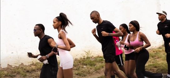 Live Running Club members on a club run